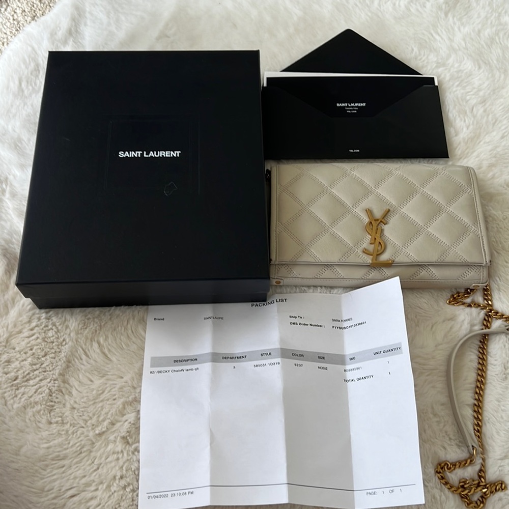 Ysl Becky bag like new/great condition